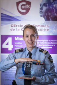 Louise L, Cyber Defense award, ECWD