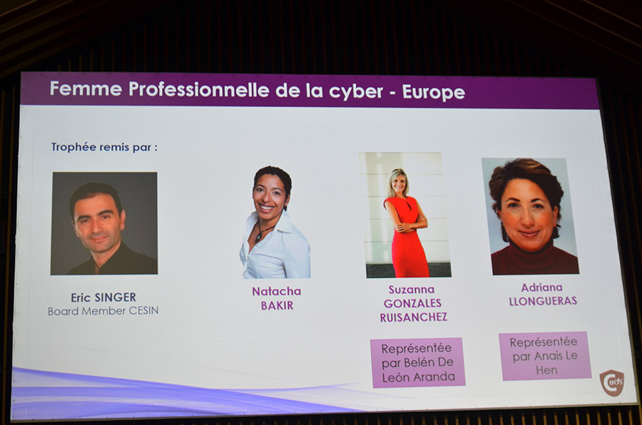 Prix femme professionnelle de la Cyber - Europe