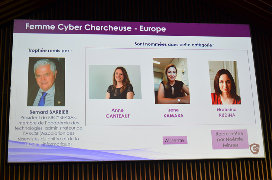 Prix Cyber Chercheuse - Europe