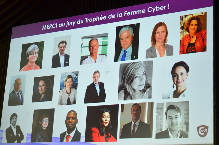 Le jury de l'European Cyberwomenday