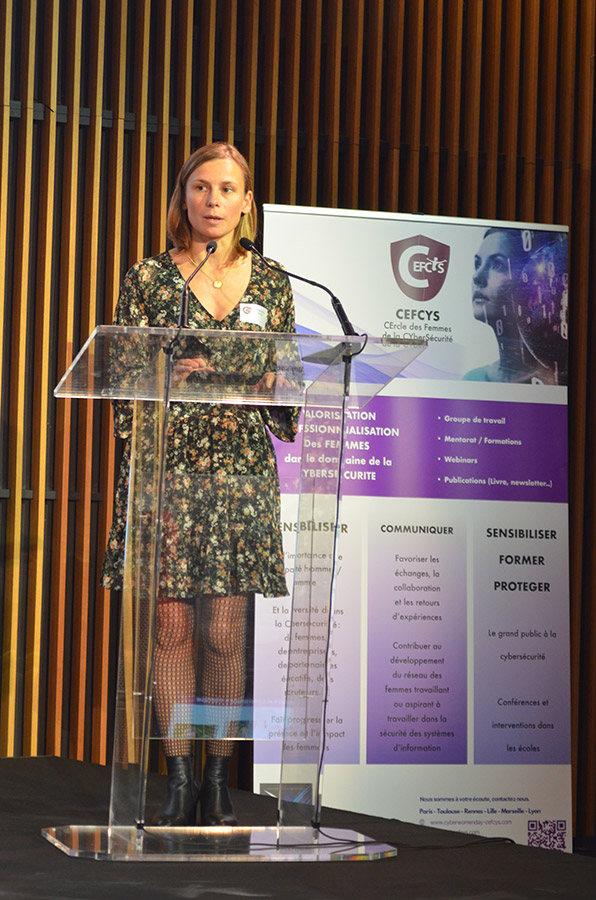 Chloé BLONDEAU, jury de l'European Cyberwomenday