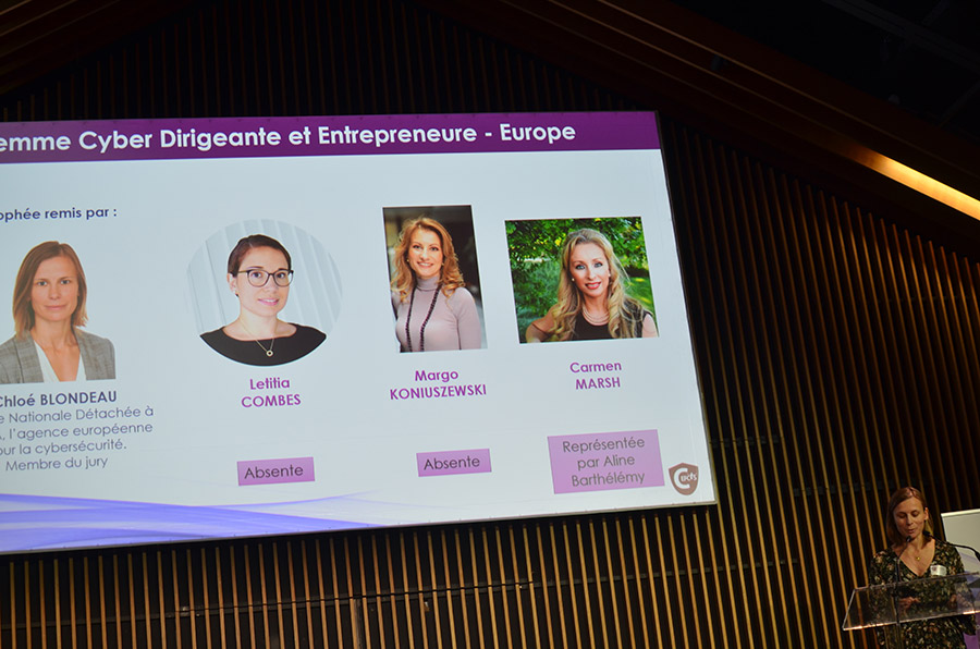 Trophée de la femme cyber dirigeante et entrepreneuse - Europe