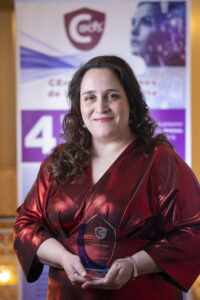Wiem TOUNSI, prix Femme Professionnelle de la Cyber – Europe , ECWD